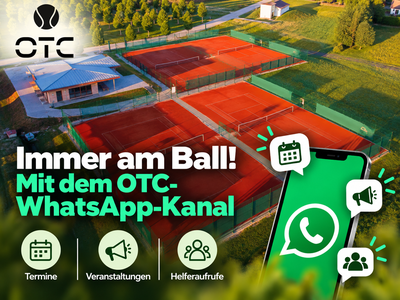 Immer am Ball! Mit dem OTC-WhatsApp-Kanal